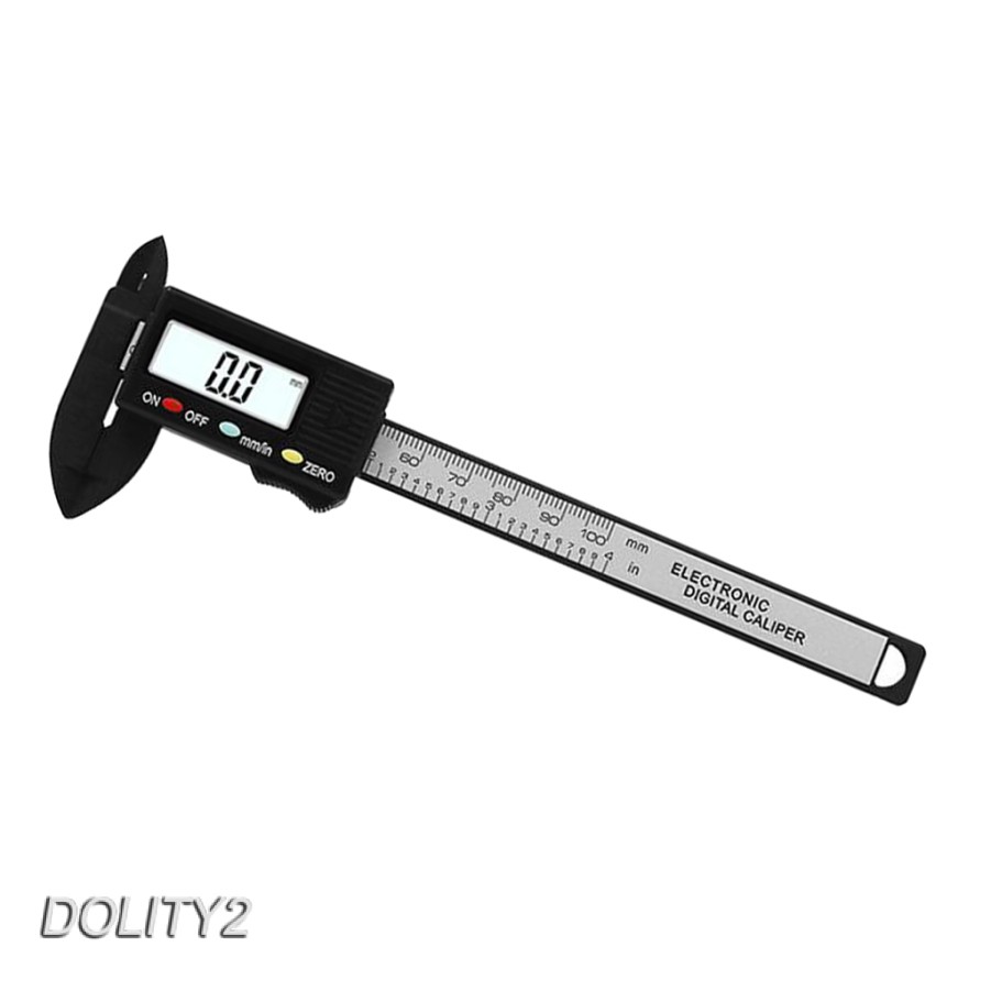Thước Cặp Điện Tử Mini 4 inch Bằng Sợi Carbon mm / inch Dolity2