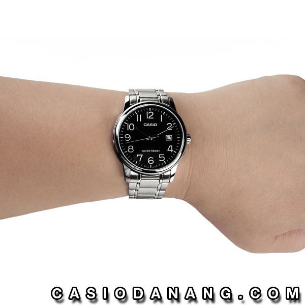 Đồng hồ nam dây kim loại Casio Standard chính hãng Anh Khuê MTP-V002D-1BUDF (37mm)