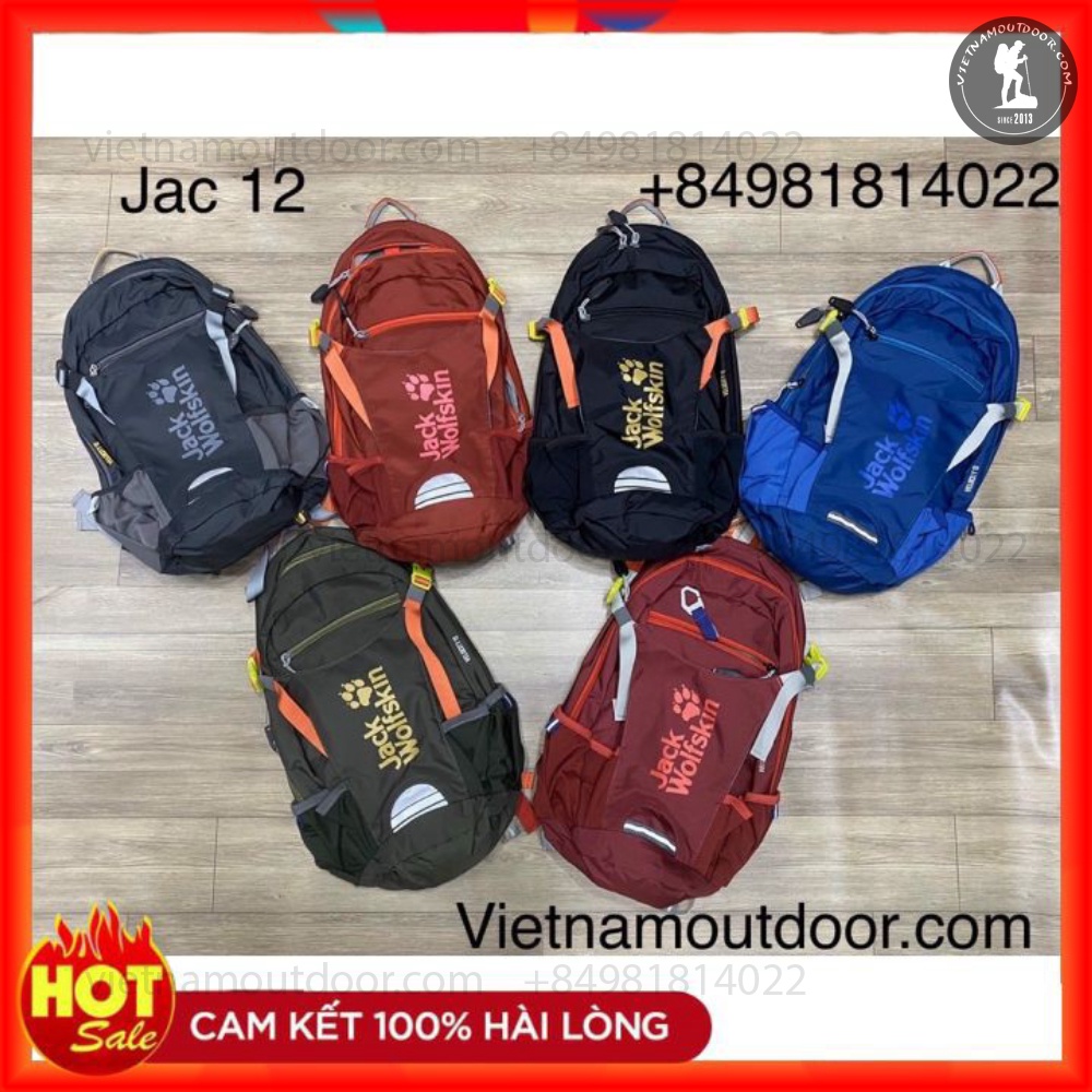 Balo Jack Wolfskin 12L - balo phượt du lịch hàng đẹp siêu cấp⚡️ [ HÀNG XUẤT DƯ ]