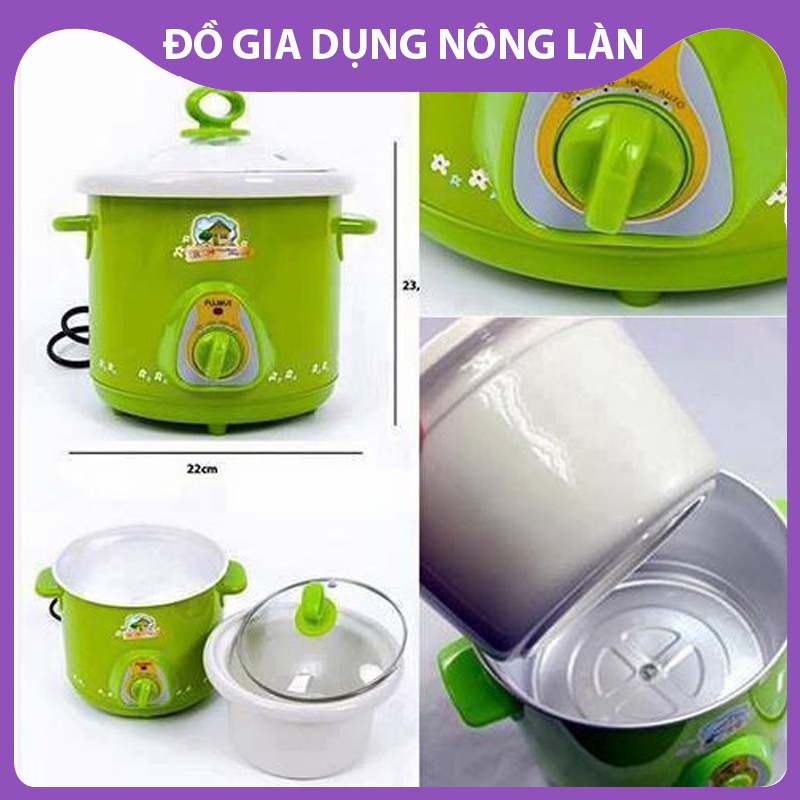 Nồi kho cá - nấu cháo chậm đa năng 1,5L NL Shop