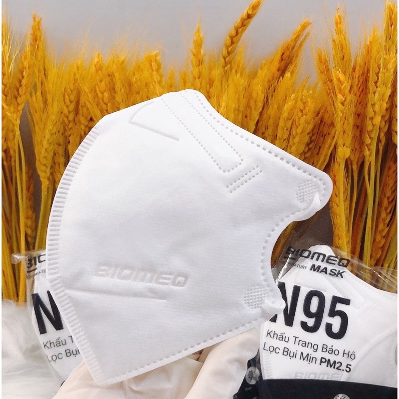 ✅ Khẩu Trang 3D N95- Biomeo MASK 5 Lớp , Lọc Bụi PM2.5 Siêu Mịn 95%