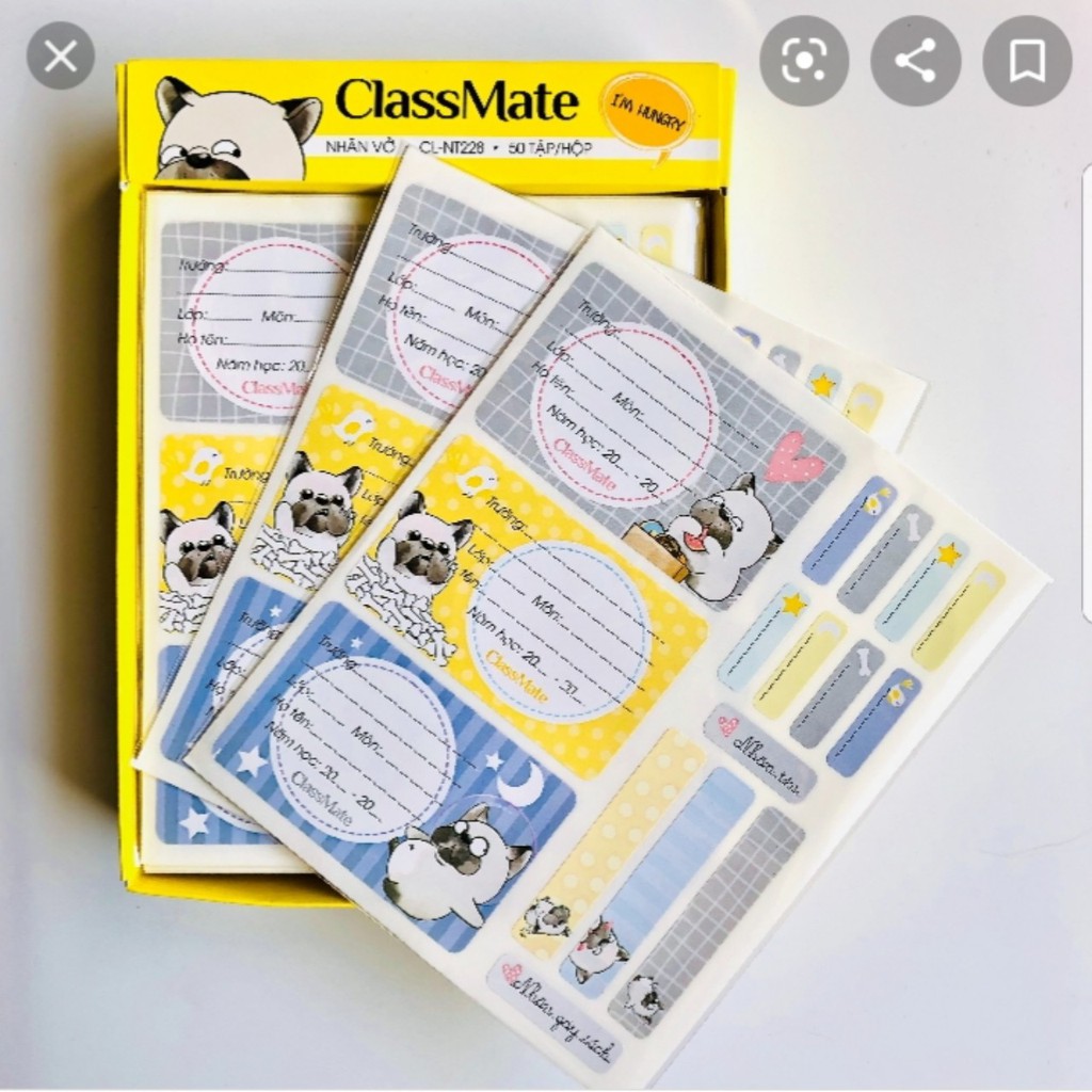 Nhãn vở Pets CL-NT228