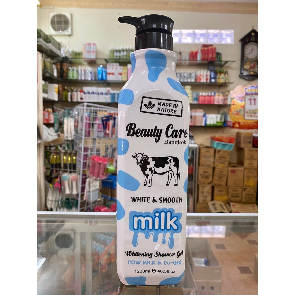[CHAI VUÔNG] Sữa Tắm Beauty Care Bangkok White & Smooth Milk 1200ml | BigBuy360 - bigbuy360.vn