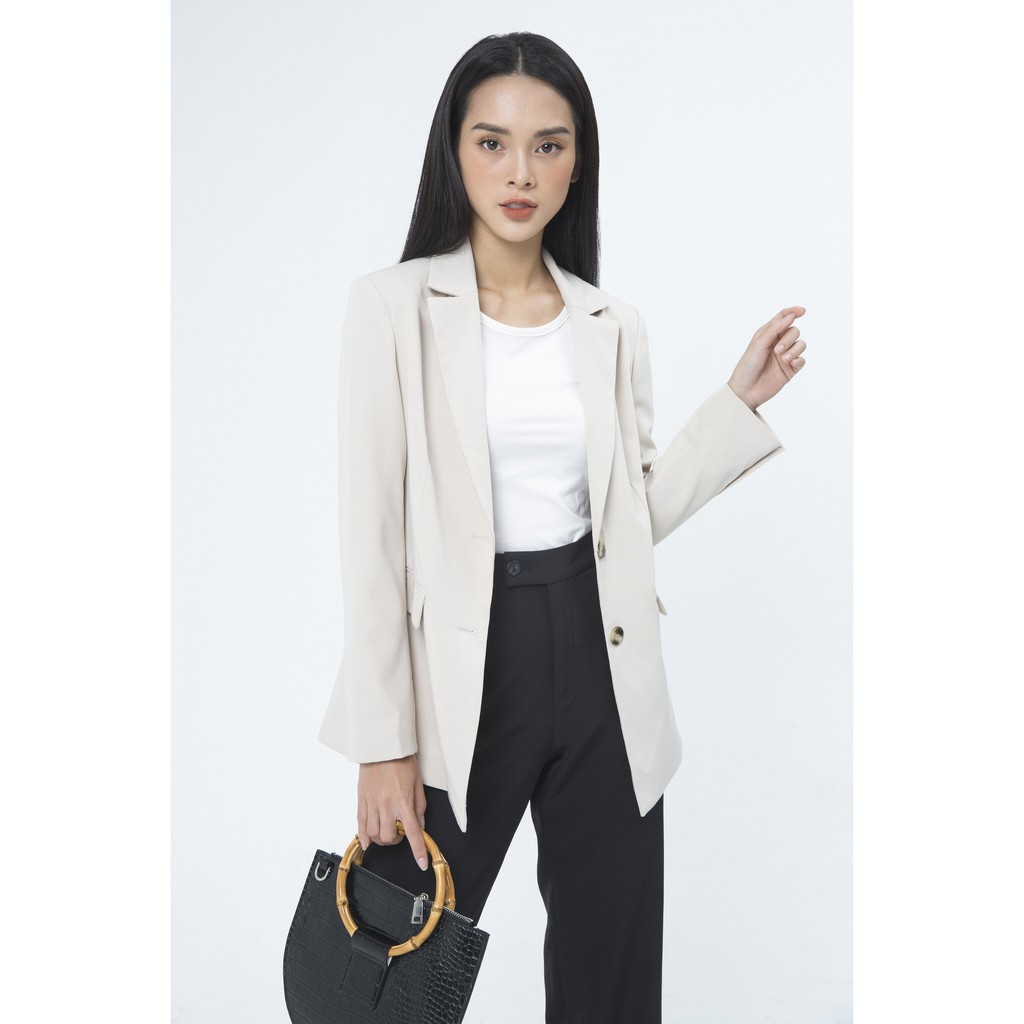 Áo vest nữ dài tay dáng suông IVY moda MS 67M4665 | BigBuy360 - bigbuy360.vn