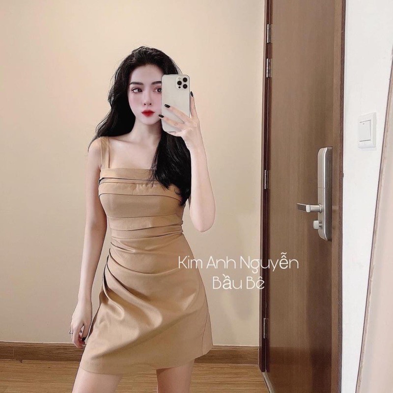 [Mã SKAMA06 giảm 8% tối đa 50K đơn 250K] VNU256 - VÁY BODY 2S XẾP LI NGỰC | WebRaoVat - webraovat.net.vn