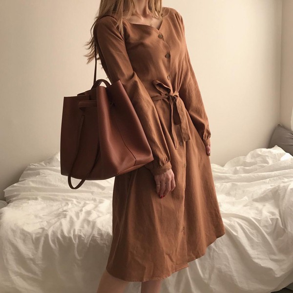 Túi tote da oversize vừa A4 - P028