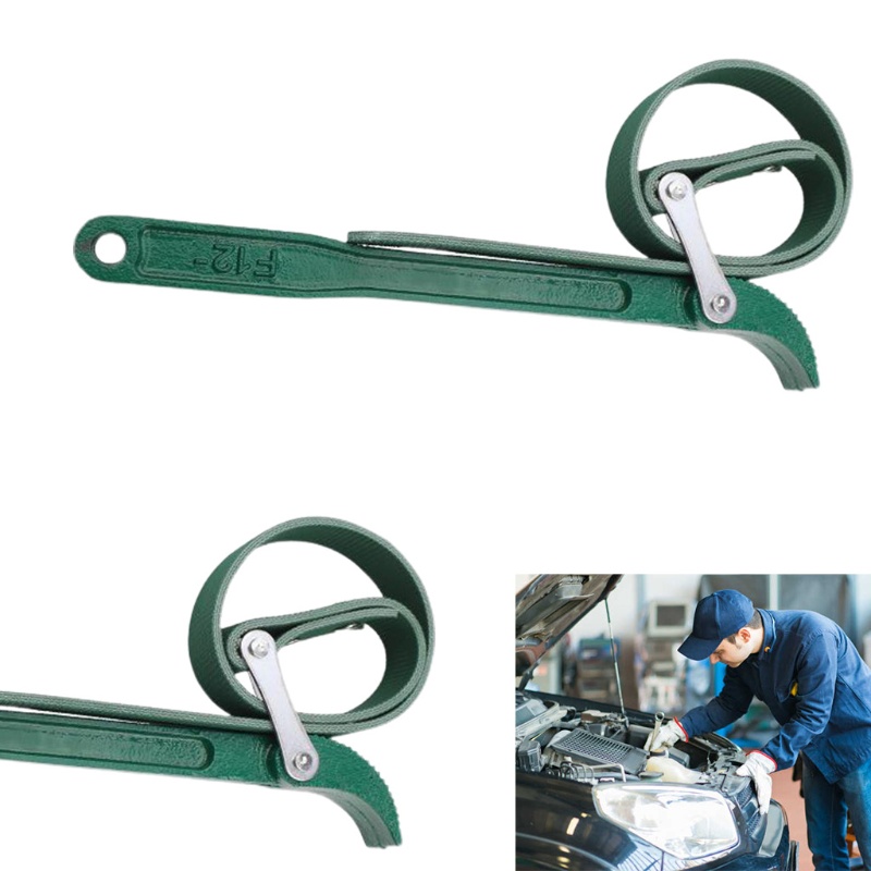 Cờ Lê 8 / 12Inch Sửa Chữa Tháo Bộ Lọc Dầu Xe Hơi Có Thể Điều Chỉnh