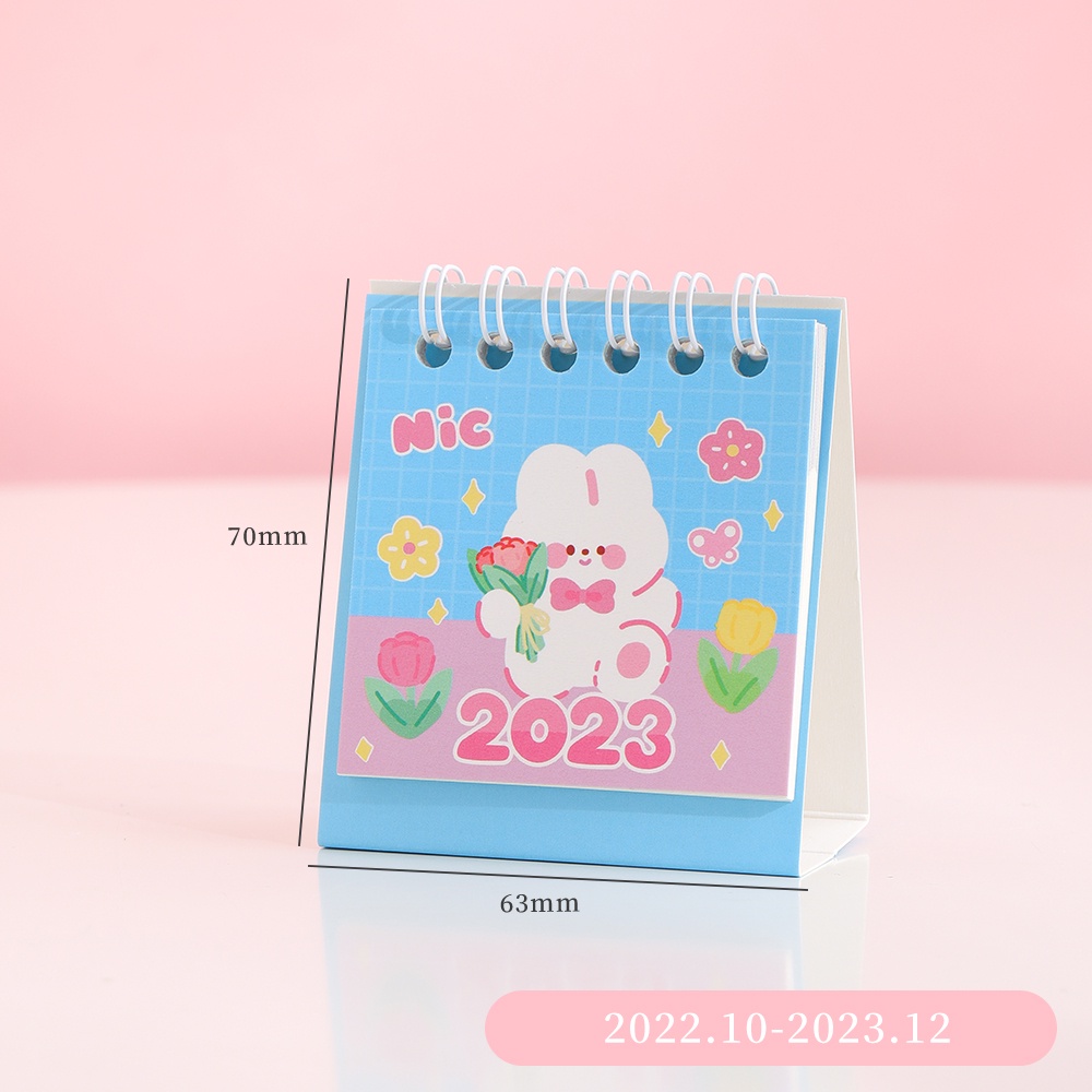 1 Lịch Để Bàn 2023 Mini Hình Động Vật Hoạt Hình Dễ Thương