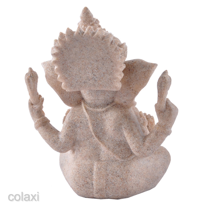 Tượng sa thạch hình thần Ganesha đẹp mắt