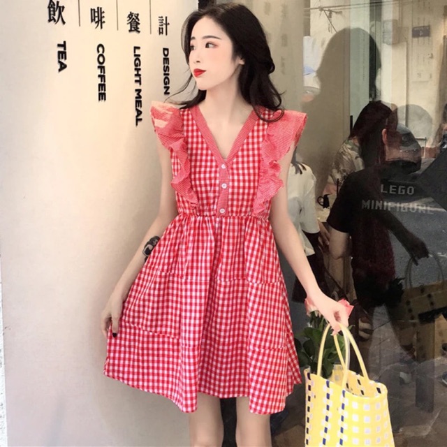Váy tiểu thư babydoll 2 màu