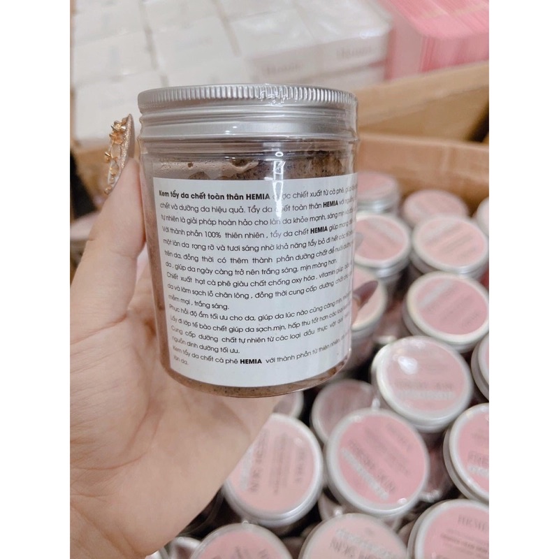 [Chính Hãng] Tẩy Da Chết Organic Cafe Sữa Non HEMIA Hàn Quốc | BigBuy360 - bigbuy360.vn