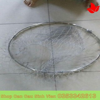 ( sale hot ) Vợt xúc cá inox 3m ( rẻ vô địch ) chuẩn