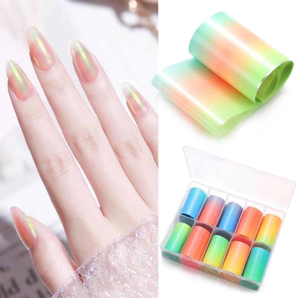 EUCA Set Giấy Foil Dán Móng Nghệ Thuật