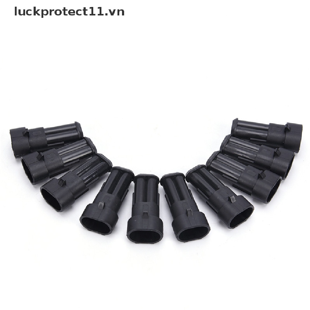 Set 10 Đầu Nối Dây Điện 2 Chiều Chống Thấm Nước Chuyên Dụng Cho Xe Hơi