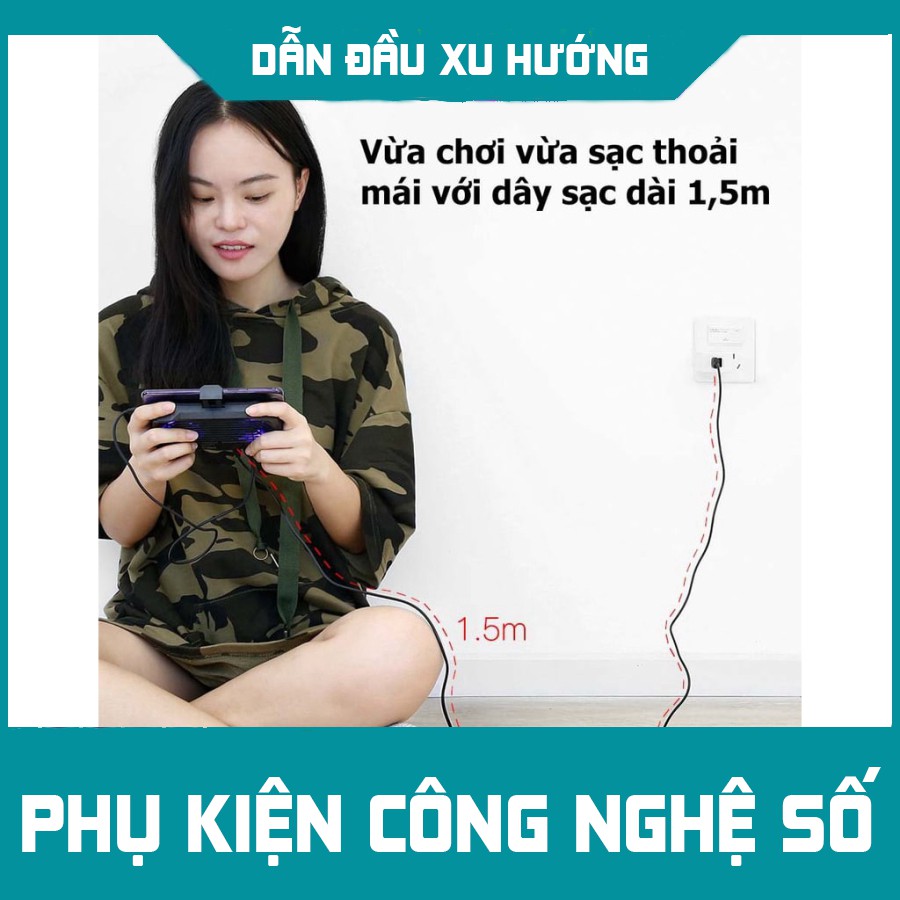 [SIÊU CHẤT] [ SIÊU PHẨM ] - TAY CẦM TẢN NHIỆT BASEUS GAMES - tích hợp pin dự phòng 2000 mAh.