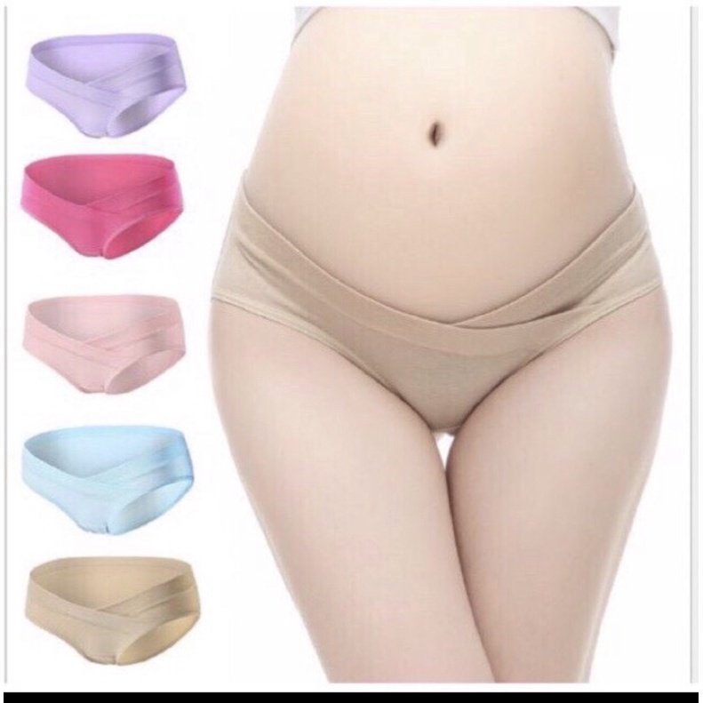 Quần lót bầu, Quần lót bầu cạp chéo cotton siêu êm và mát