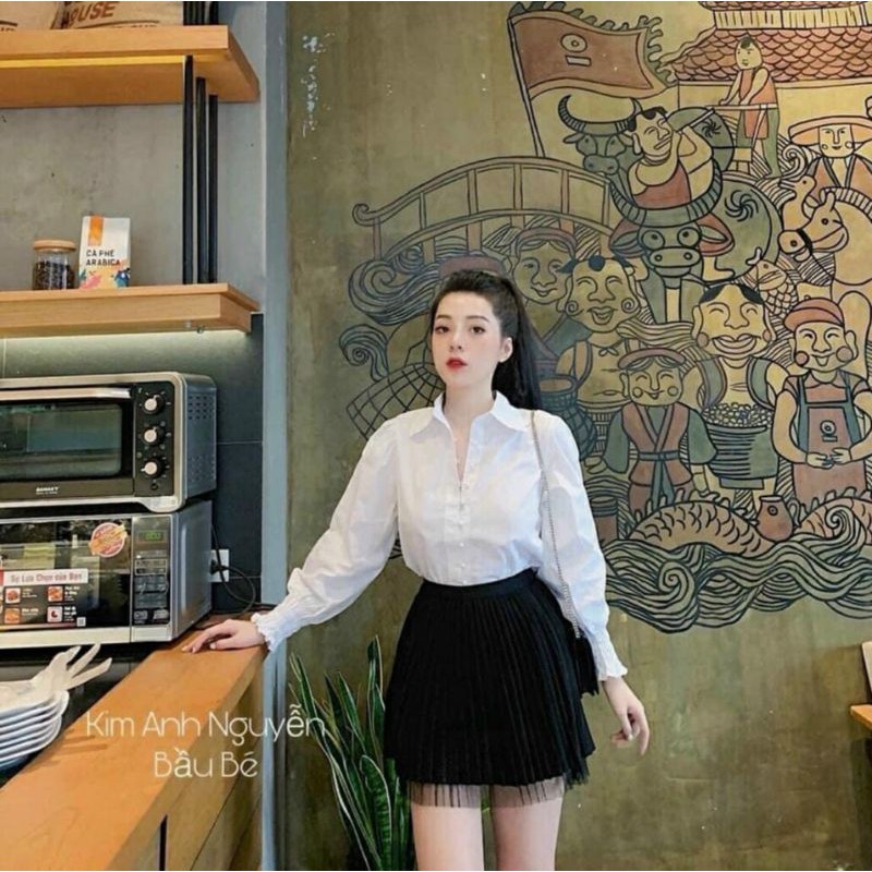 Chân Váy Xếp Ly Chân Ren Siêu Cấp..099..Cao Cấp { Bán Sỉ } | BigBuy360 - bigbuy360.vn