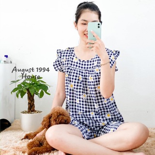 [Hàng siêu đẹp] Đồ bộ mặc nhà - Sọc caro - Tole lạnh - Vải siêu mềm, mịn, thoải mái, thoáng mát