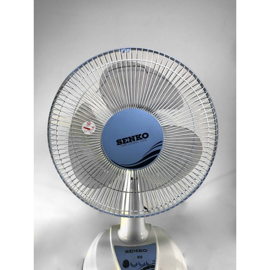 Quạt Điện Senko Quạt Cây Lỡ Để Bàn Tiện Lợi Cao Cấp B1216 Màu Ngẫu Nhiên - Hàng Chính Hãng Bảo Hành 12 Tháng