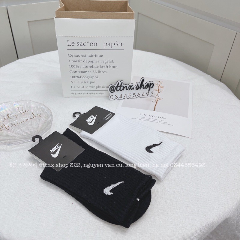 TẤT GÂN TRƠN CAO CỔ CAO CẤP ⚡FREESHIP⚡ẢNH THẬT TẤT NAM NỮ, TẤT THỂ THAO CHẤT COTTON XỊN SÒ