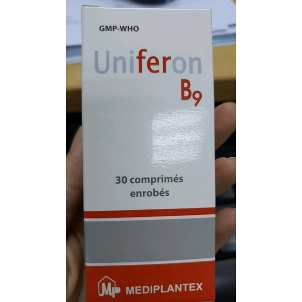 UNIFERON B9 - Bổ sung Sắt, Acid Folic cho phụ nữ mang thai, đang cho con bú