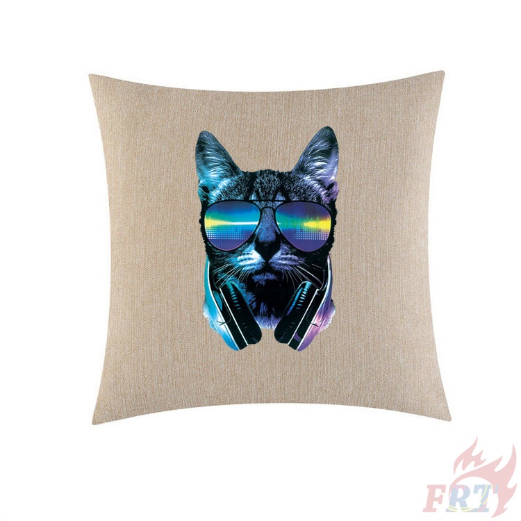 ✪ Miếng Dán Tường Hình Mèo Âm Nhạc ✪ 1 Miếng Dán Trang Trí Bằng Nhựa Vinyl