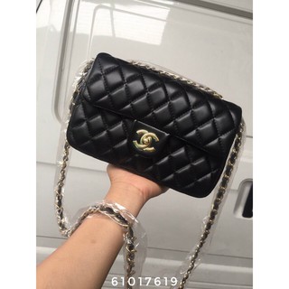 Túi da mờ form Classic size 23cm