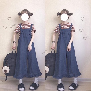 [ORDER] Yếm jeans baggy xinh xắn dễ thương
