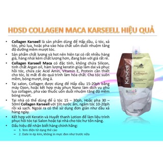 Kem hấp ủ phục hồi tóc Collagen Karseell