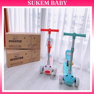 Xe trượt Scooter UMOO cho bé - 3 chế độ - Bánh xe phát sáng vĩnh cữu gấp gọn