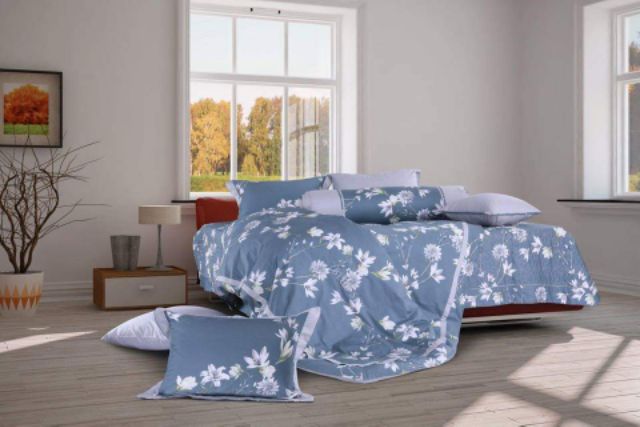 Vỏ gối ôm 100% cotton thương hiệu Hanvico - dòng Bluesky cao cấp - Kích thước 80x100cm