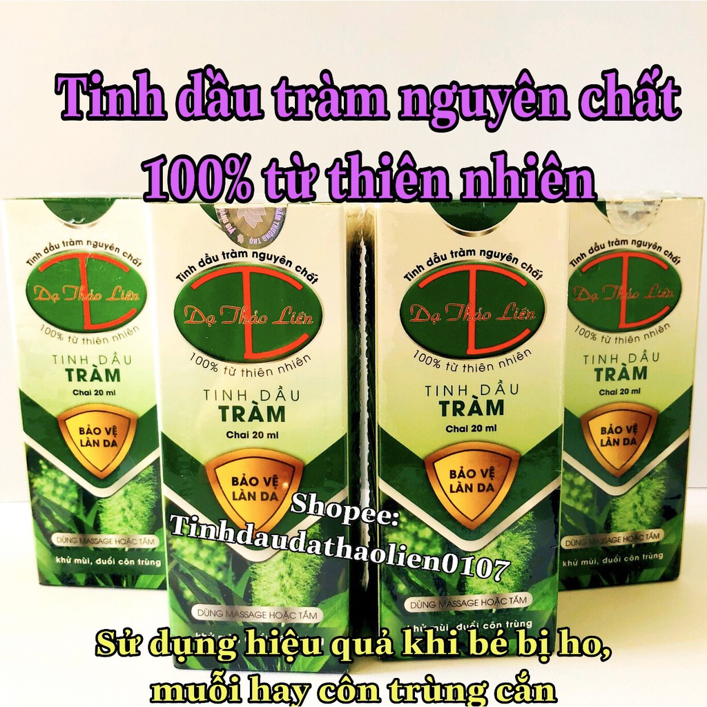 Tinh dầu tràm nguyên chất 100% từ thiên nhiên