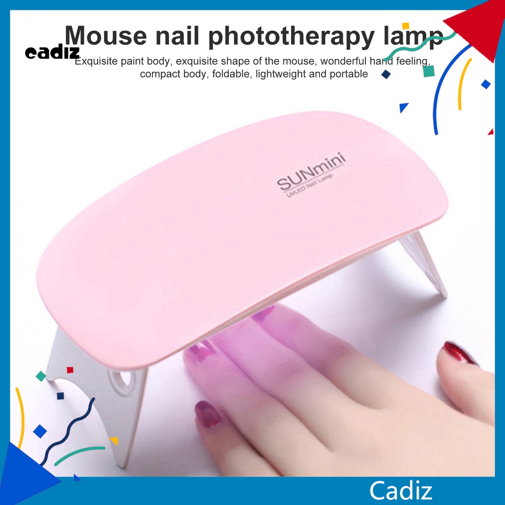 Đèn sấy khô sơn móng tay thiết kế nhỏ gọn tiện lợi sử dụng tại nhà