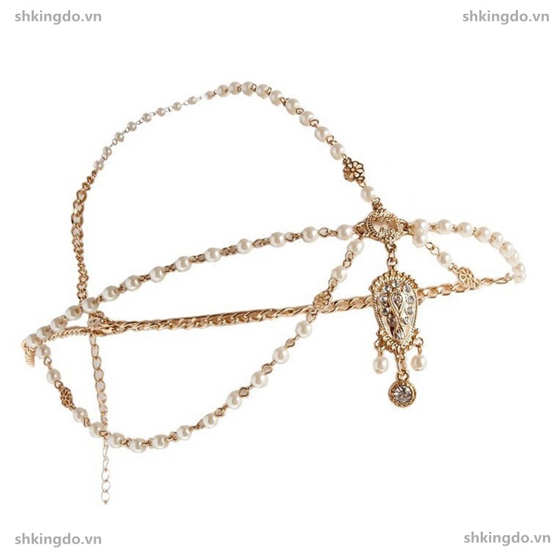 Băng Đô Cài Tóc Hình Vương Miện Cho Cô Dâu