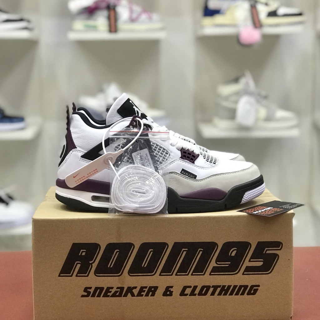 Giày thể thao sneaker (JD_264) Jordan 4 Retro PSG Paris Saint-Germain Likeaufh