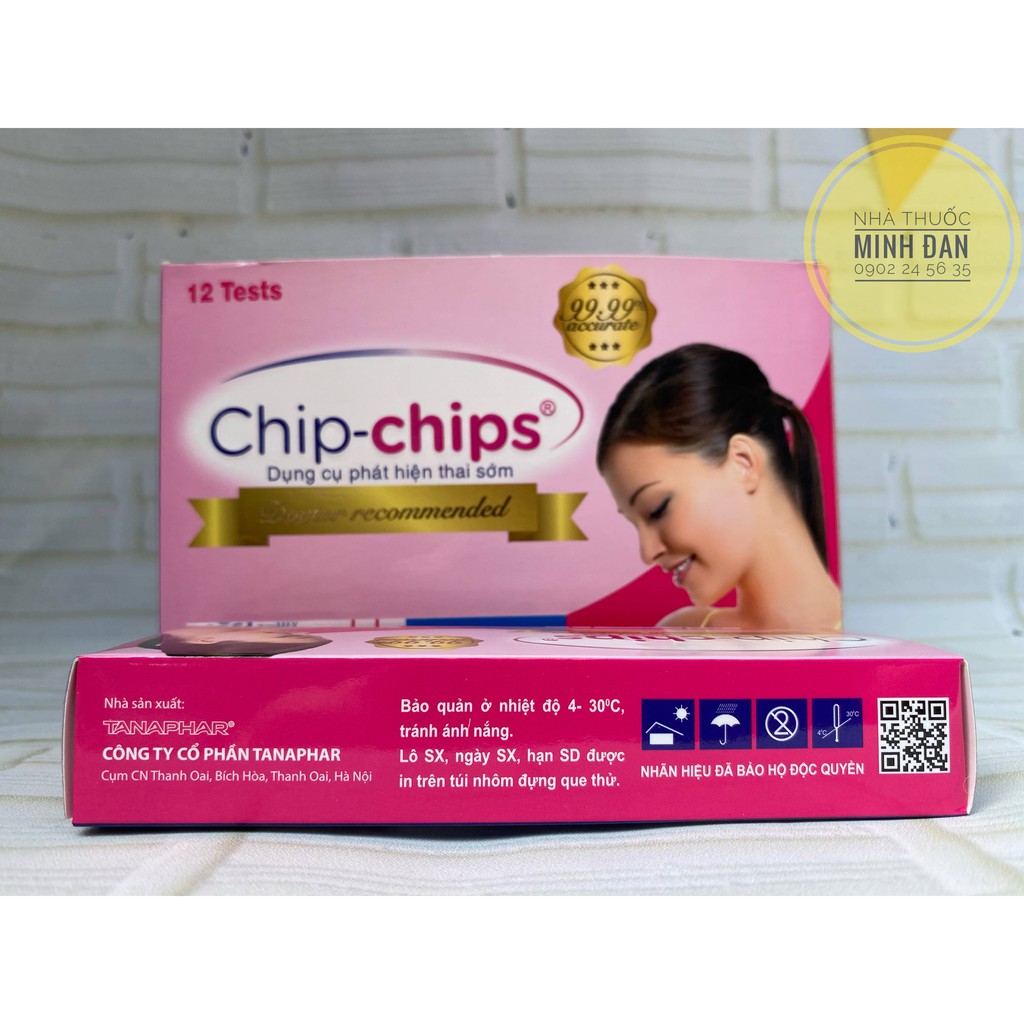 Que thử thai Chip Chip