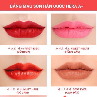 Son Hữu Cơ Ăn Được HERA A+ Hàn Quốc [chính hãng]