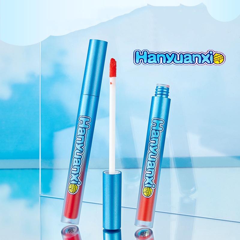 Son môi HEYXI velvet air lip bóng nhẹ không thấm nước và mồ hôi, lâu trôi, trang điểm dễ lên màu, không dính ly cao cấp