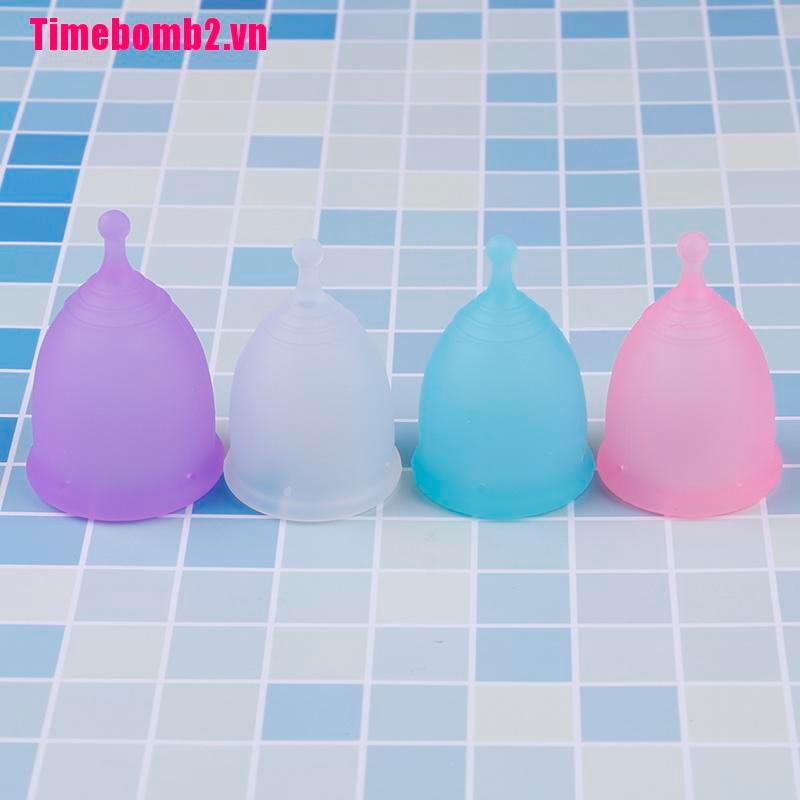 Cốc Nguyệt San Bằng Silicon Mềm Có Thể Tái Sử Dụng