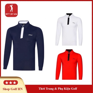 Áo Chơi Golf Nam Titleist Dài Tay Vải Thun Lạnh Thấm Hút Mồ Hôi Co Dãn Nhẹ AG018