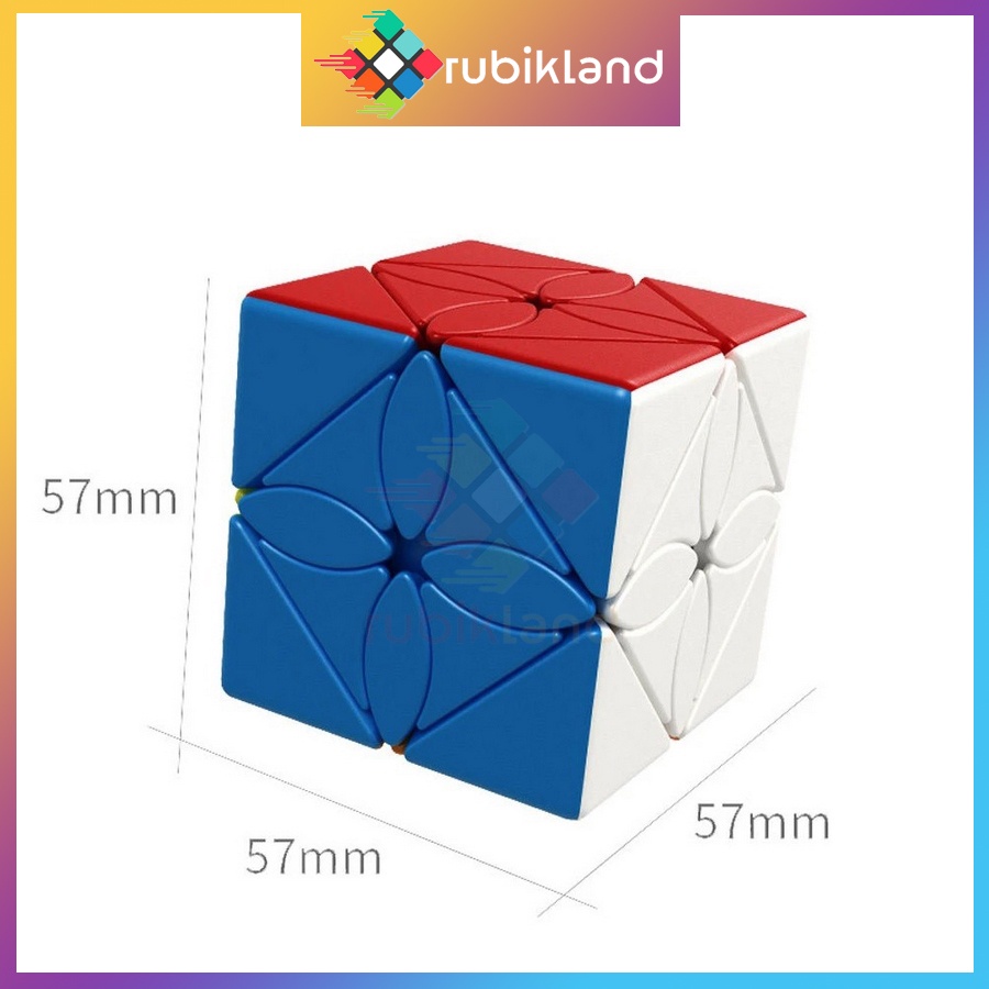 Rubik Biến Thể MFJS MeiLong Ivy Skewb Maple Leaf Skewb Stickerless Rubic Biến Thể Maple Leaves Đồ Chơi Trí Tuệ Trẻ Em