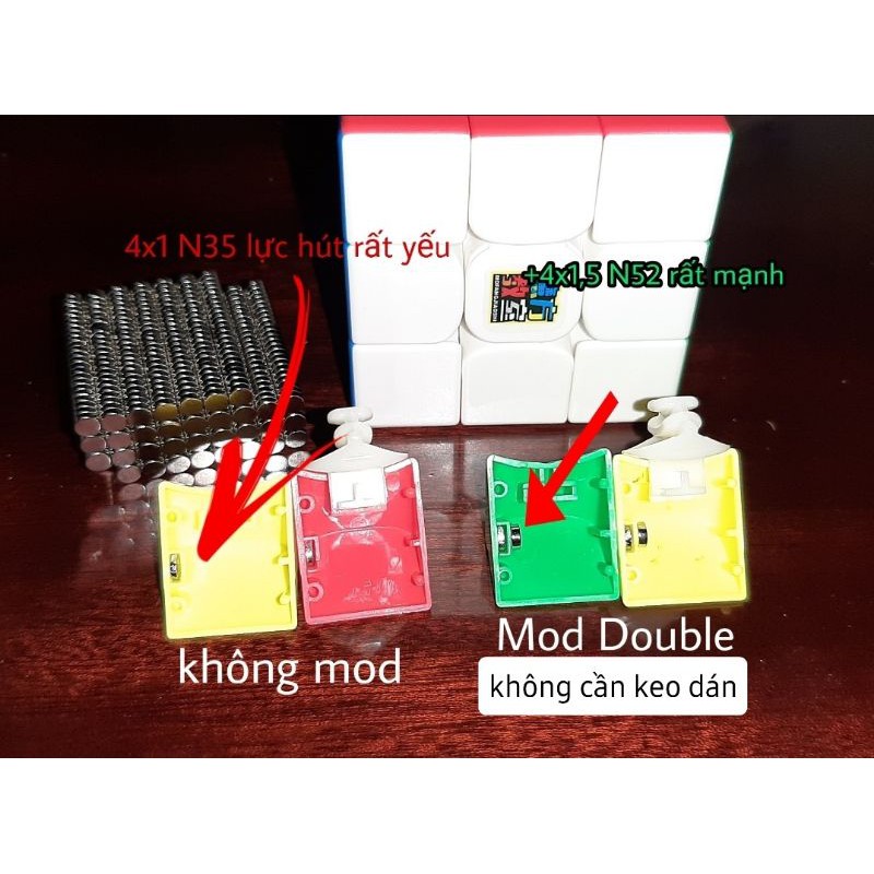 4 Phiên Bản Rubik 3x3 Moyu RS3M 2020 ( Có Nam Châm N52 Rất Mạnh ) MF3RS3 Stickerless