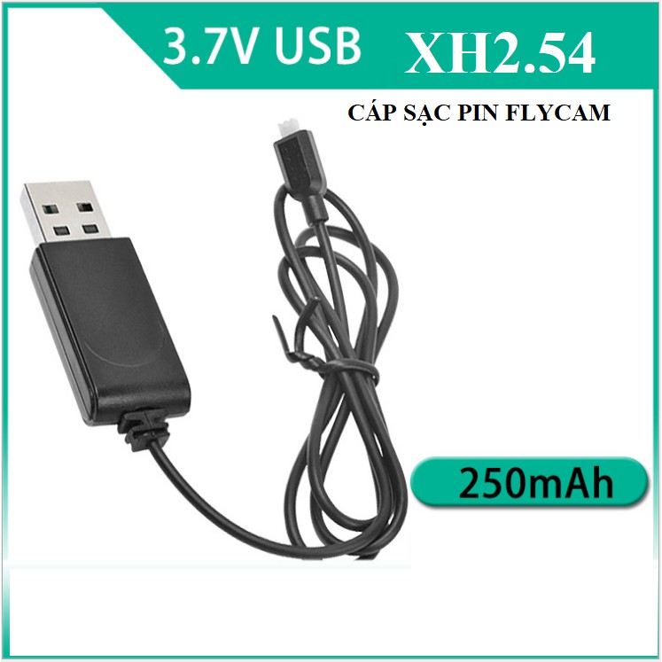 Cáp sạc 3.7v dùng sac cho pin plycam máy bay cổng nối XH2.54 - CAPMB