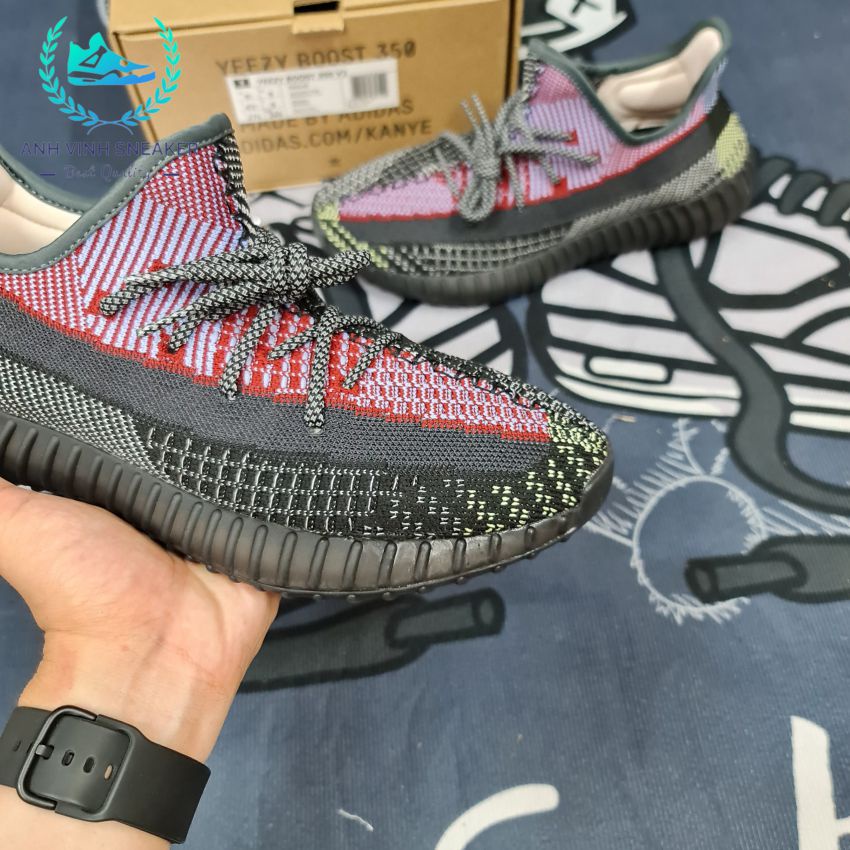 Giày yeezy 350 v2 thổ cẩm thể thao đi chạy bộ nam nữ sneaker yz 350v2 màu thổ cẩm đế boost êm siêu nhẹ cao cấp