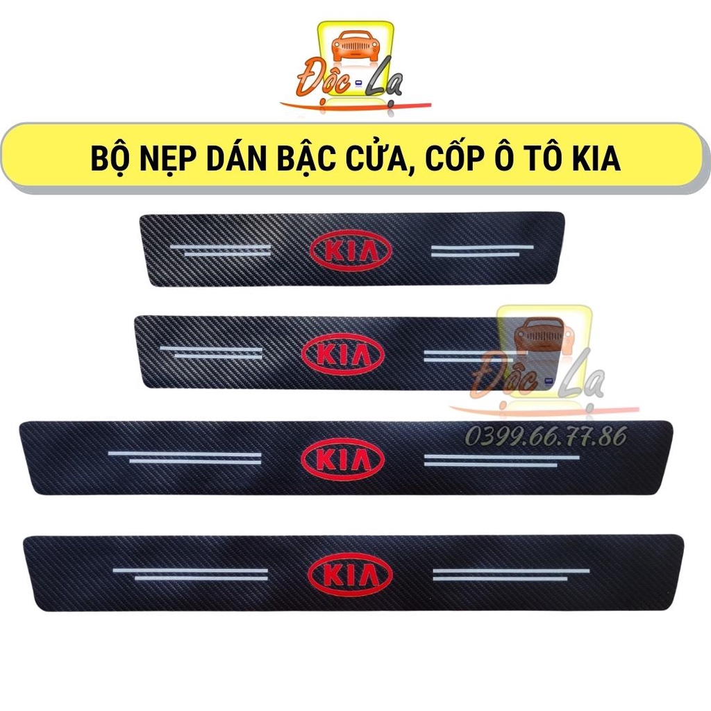 KIA - Nẹp Dán Logo Kia Chống Trầy Xước Bảo Vệ Bậc Cửa Xe Hơi/ Bảo Vệ Cốp Sau Xe Hơi Bền Đẹp