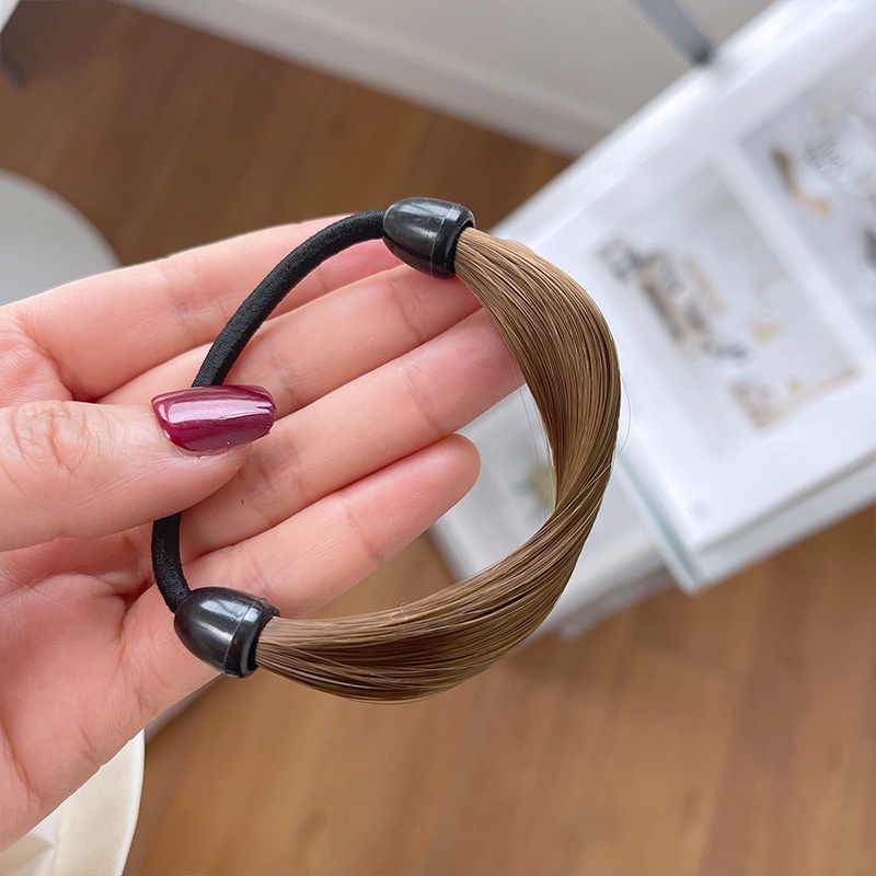 Dây Buộc Tóc Kiểu Tóc Giả Thẳng Co Giãn Thời Trang Cho Nữ