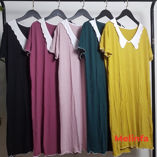 Váy đầm ngủ tiểu thư ngắn tay vải Viscose tự nhiên mềm mại thoáng mát mặc mùa hè mã VAV0166