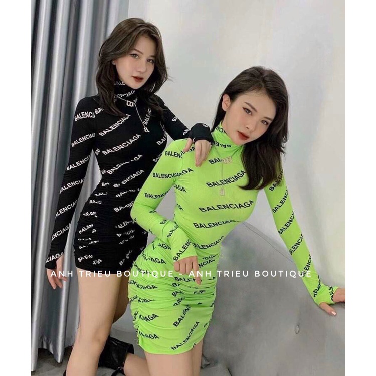 Váy Ôm Body Cổ Lọ Balen Cao Cấp Siêu Hot | BigBuy360 - bigbuy360.vn