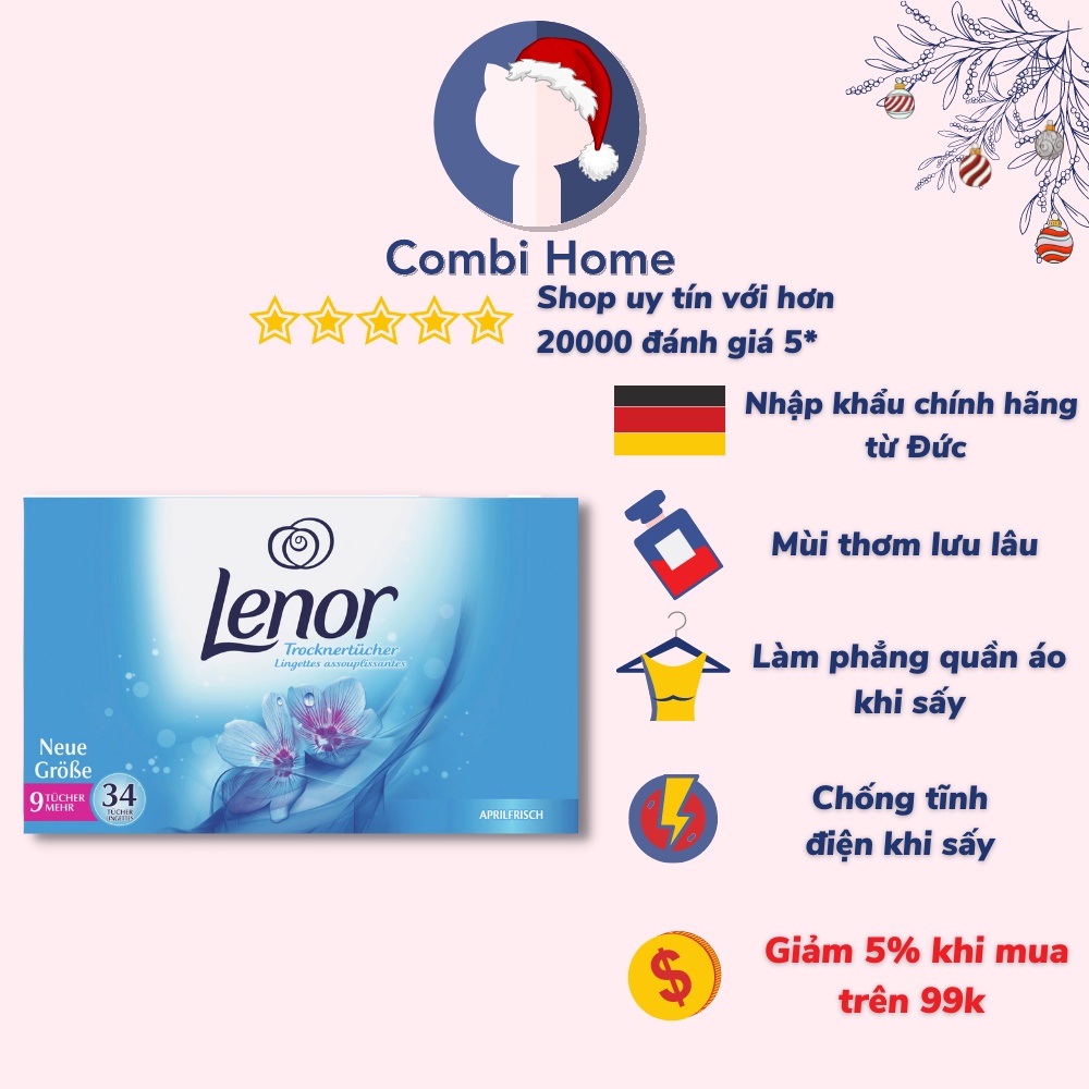 Giấy thơm quần áo Lenor nhập khẩu từ Đức