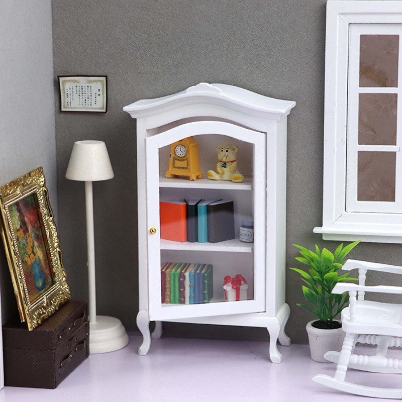 Tủ Trưng Bày Nhà Búp Bê DIY Bằng Gỗ Kích Thước 1 / 12